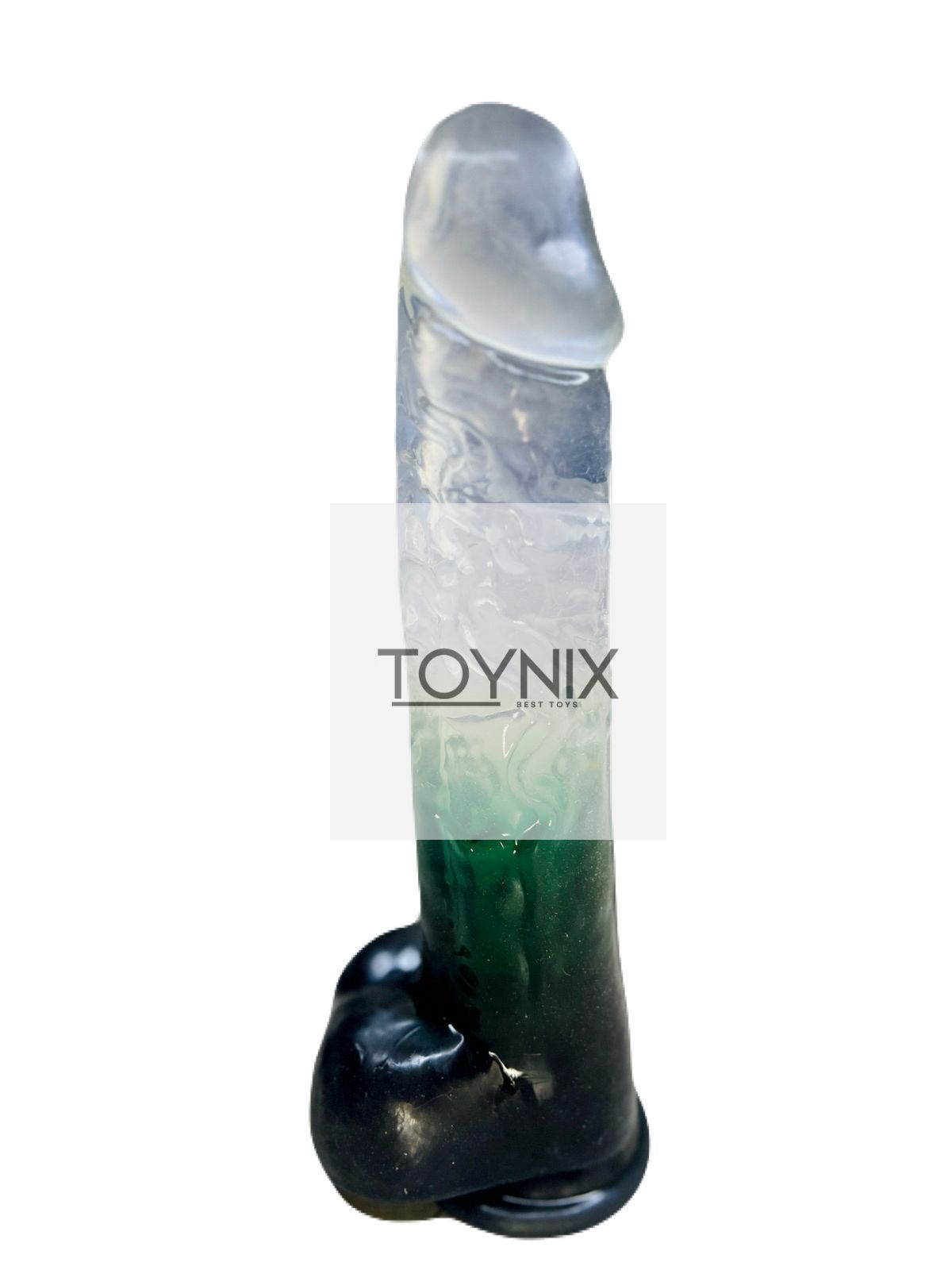 Silicon Dildo Crystal Green