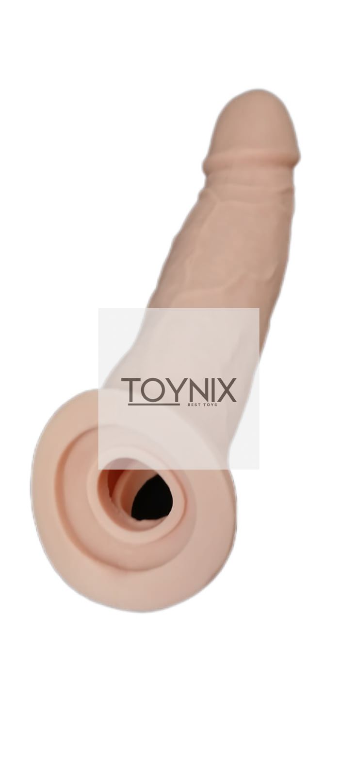 Silicon Dragon Condom 8" Inches Skin Color